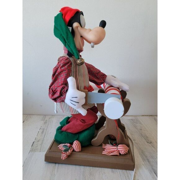Santa's best 1994 goofy candy cane saw animated motionette Xmas - Picture 13 of 16